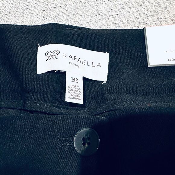 Rafaella Women's Curvy Fit Gabardine Dress Pants - Picture 5 of 9